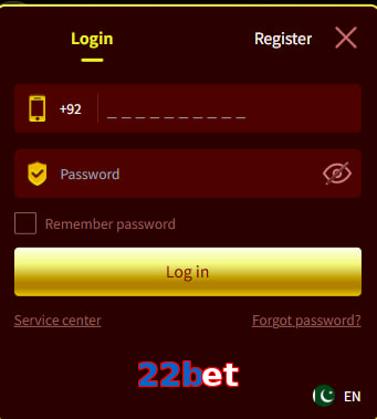 22bet login preview